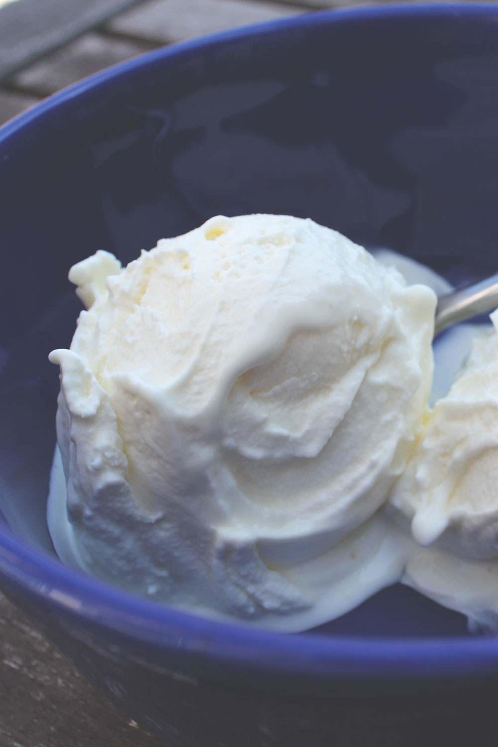 Rezept für cremiges Cheesecake-Eis nach Lebovitz | kalt angerührt und ohne Ei! | moeyskitchen.com