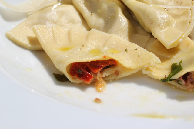 frische, hausgemachte Ravioli