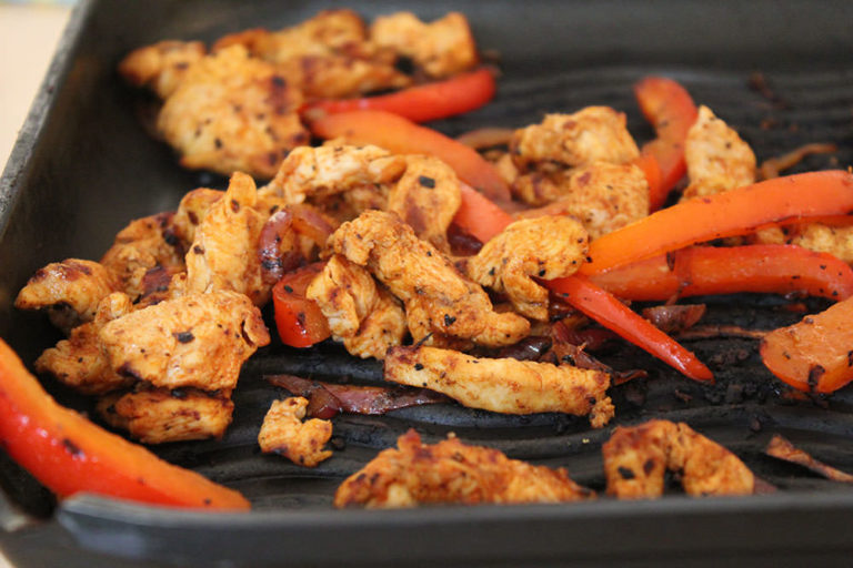 Chicken Fajitas nach Jamie Oliver moey's kitchen foodblog