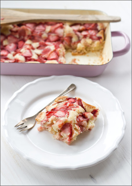 Rezept für blitzschnellen Erdbeerkuchen Rezept für blitzschnellen Erdbeerkuchen