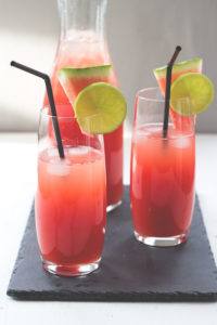 Rezept für Wassermelonen-Limo - Die wohl erfrischendste Limonade des Sommers!