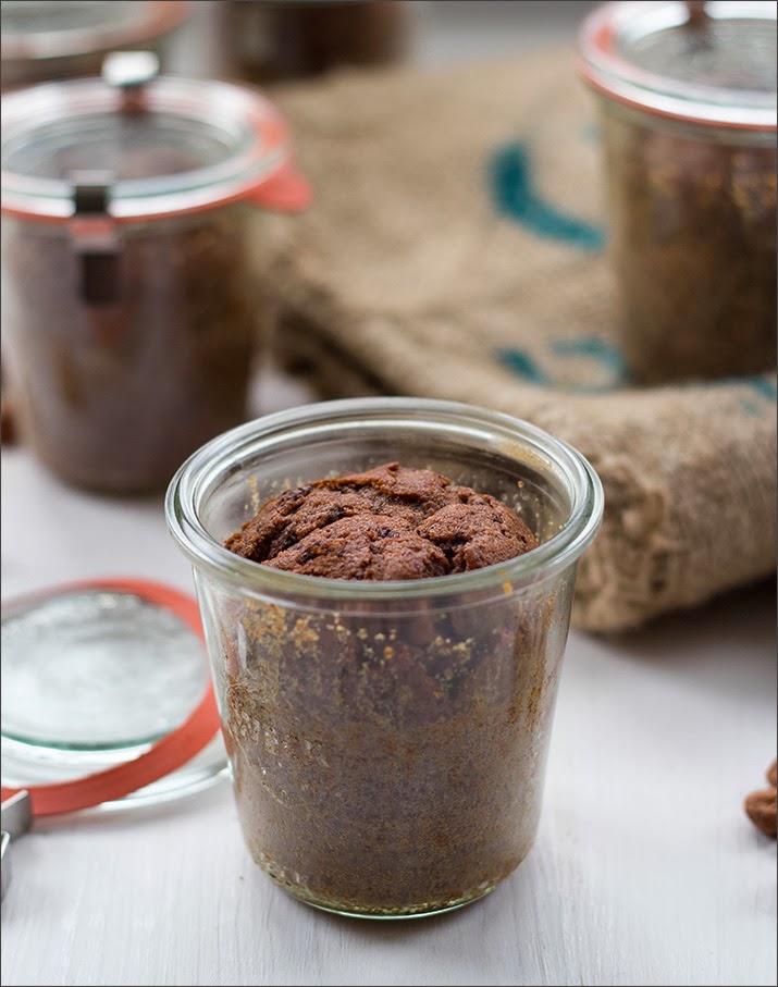 Schoko-Gewürz-Kuchen im Glas Glaskuchen, Gewürzkuchen, Weck-Glas