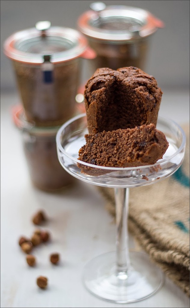 Schoko-Gewürz-Kuchen im Glas Glaskuchen, Gewürzkuchen, Weck-Glas