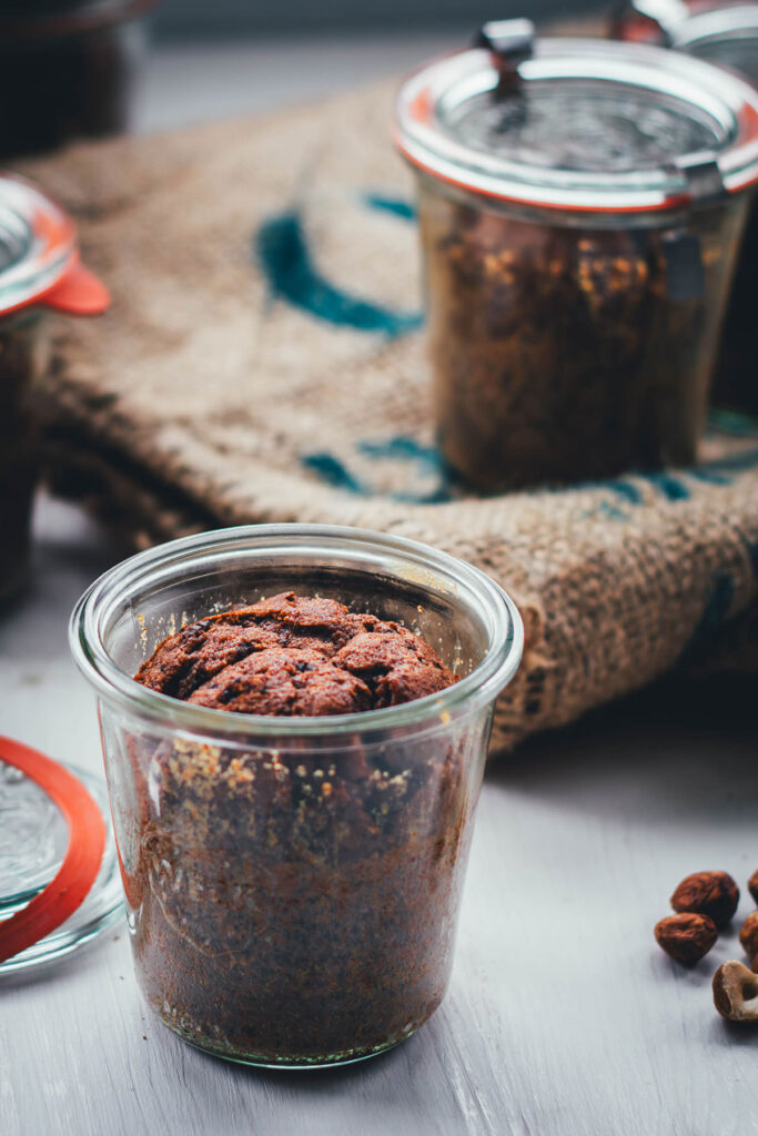 Glaskuchen selber backen – Schoko-Gewürz-Kuchen im Glas - moey&amp;#39;s ...