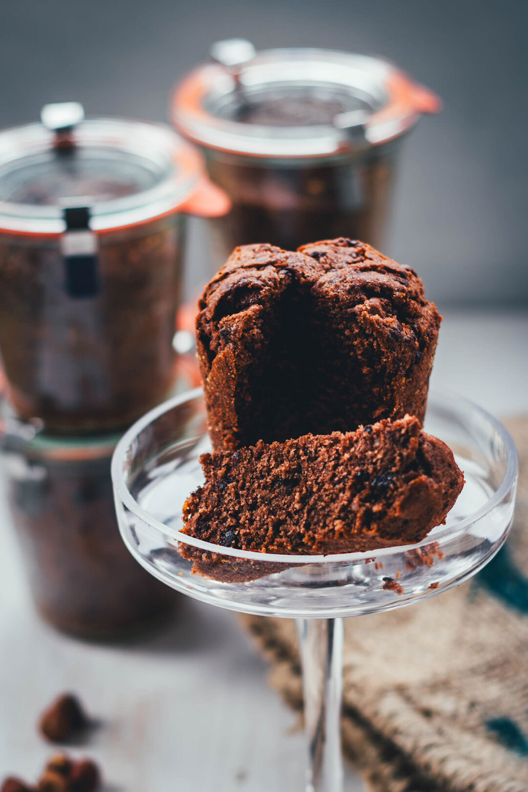 Glaskuchen selber backen – Schoko-Gewürz-Kuchen im Glas - moey&amp;#39;s ...