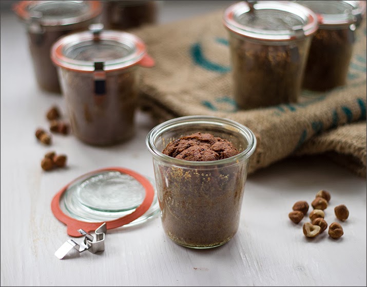 kleine Gewürzkuchen mit Schokolade, im Weck-Glas gebacken