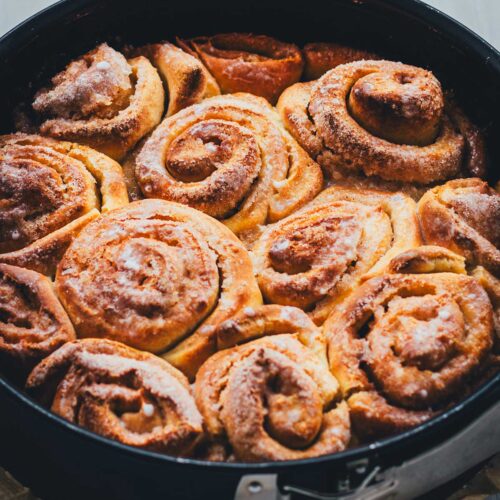 Rezept für Zimtschneckenauflauf nach einer Idee von Jessi von Törtchenzeit | moeyskitchen.com