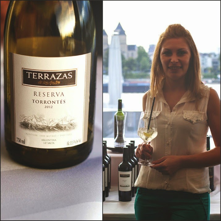 Winetasting Terrazas de los Andes: reserva Torrontès 2012 und Köchin Noelia Squizziatto