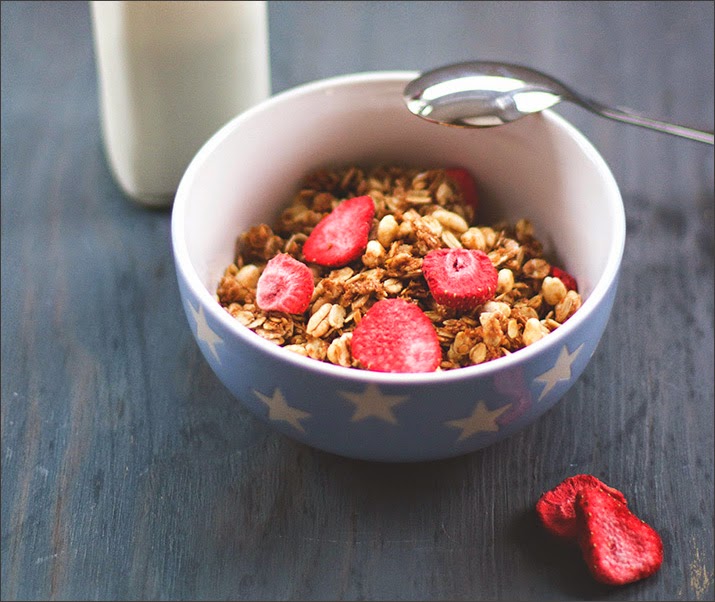 Müsli der Woche: Selbstgemachtes Knuspermüsli - heute: Erdbeer-Crispie ...