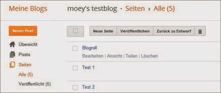 Tutorial: Externe Blogroll bei Blogspot anlegen | Blogroll auf einer externen Seite anlegen