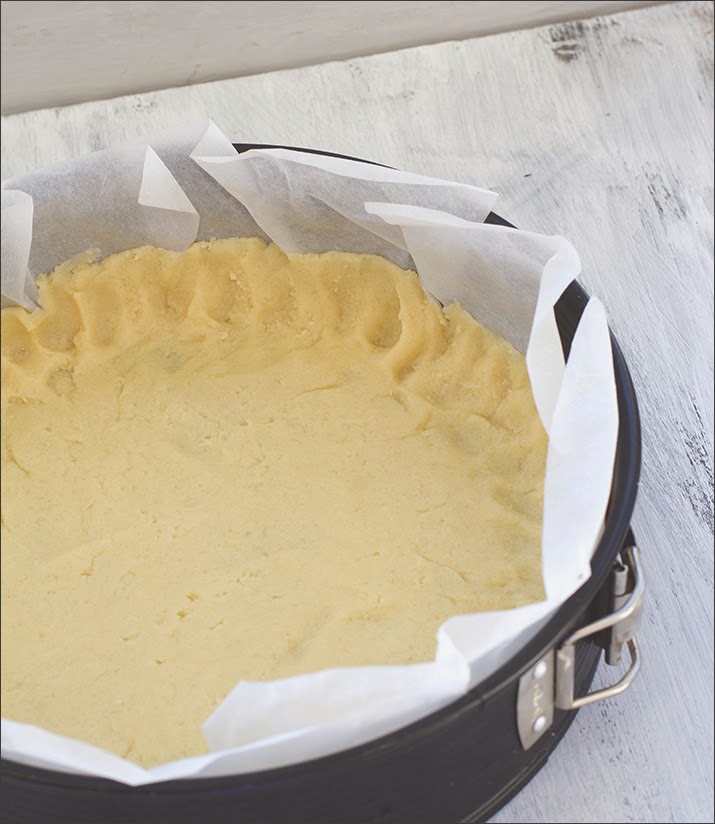 Schnelles Rezept Apfelkuchen mit Frischkäse-Guss und Walnüssen Teig für den Apfelkuchen in der Springform