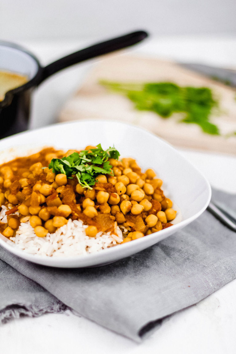 Veganes Kichererbsen-Curry – Chana Masala - moey&amp;#39;s kitchen foodblog