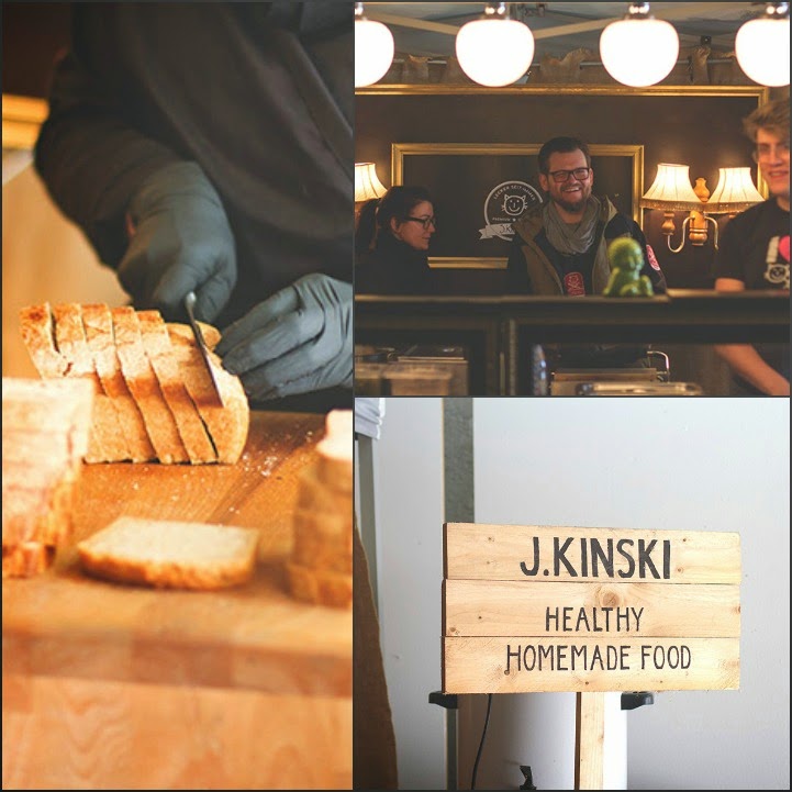 Street Food Festival in Köln bei Jack in the Box im März 2015 Dreierlei Sandwiches von J. Kinski beim Street Food Festival in Köln