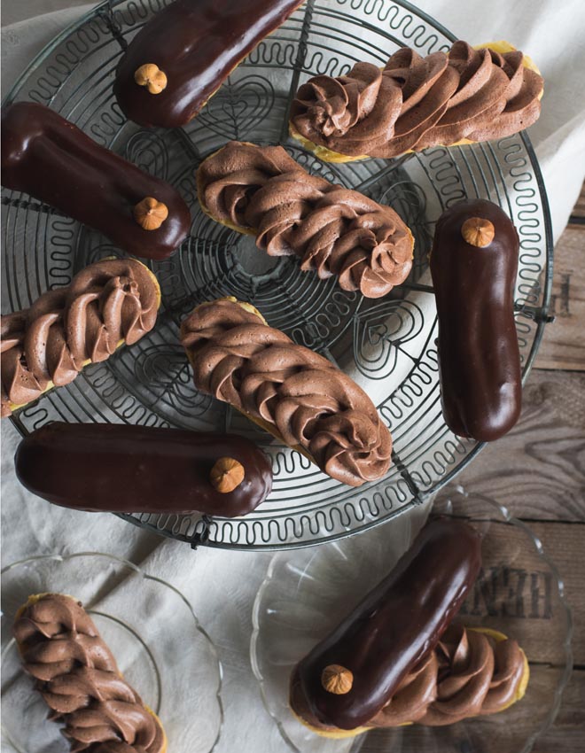 Eclairs mit Nougatfüllung von S-Küche