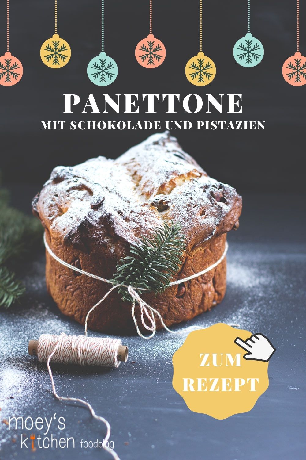 Rezept für Schokoladen-Pistazien-Panettone | Panettone ohne Trockenfrüchte | der italienische Weihnachtsklassiker | moeyskitchen.com #panettone #weihnachten #weihnachtsbrauch #weihnachtstradition #weihnachtsgebäck #italienisch #backen #weihnachtsbäckerei #rezept #foodblog #schokolade