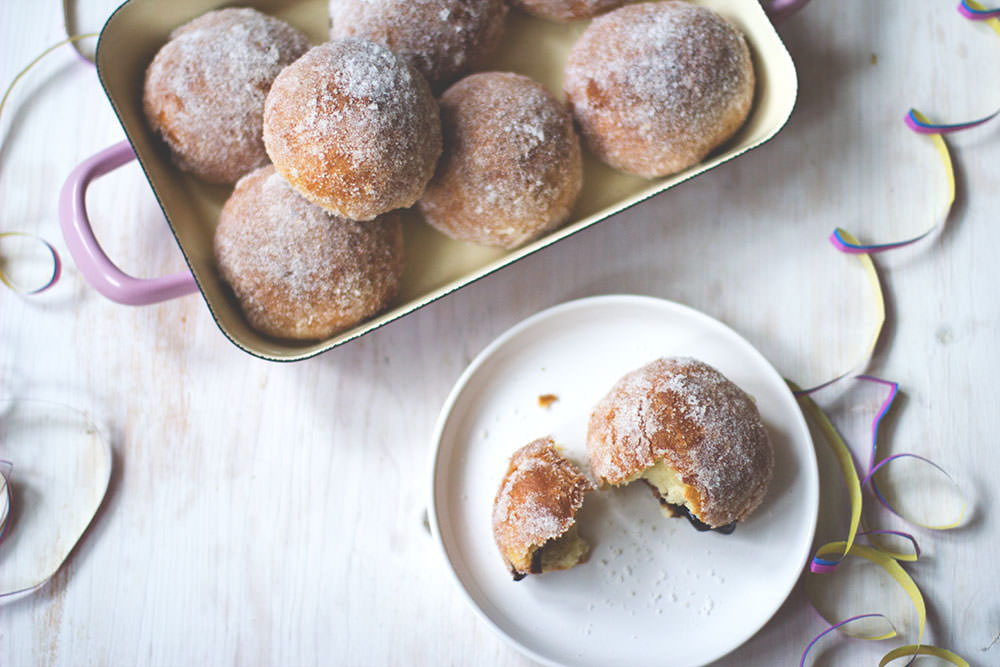 Rezept für Ofen-Berliner (Berliner aus dem Ofen) mit Pflaumenmus von moeyskitchen.com