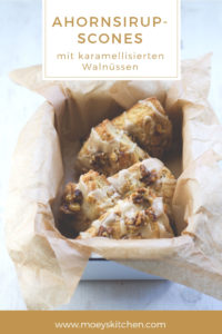 Rezept für Ahornsirup-Scones mit karamellisierten Walnüssen | Das perfekte Sonntagsfrühstück | moeyskitchen.com