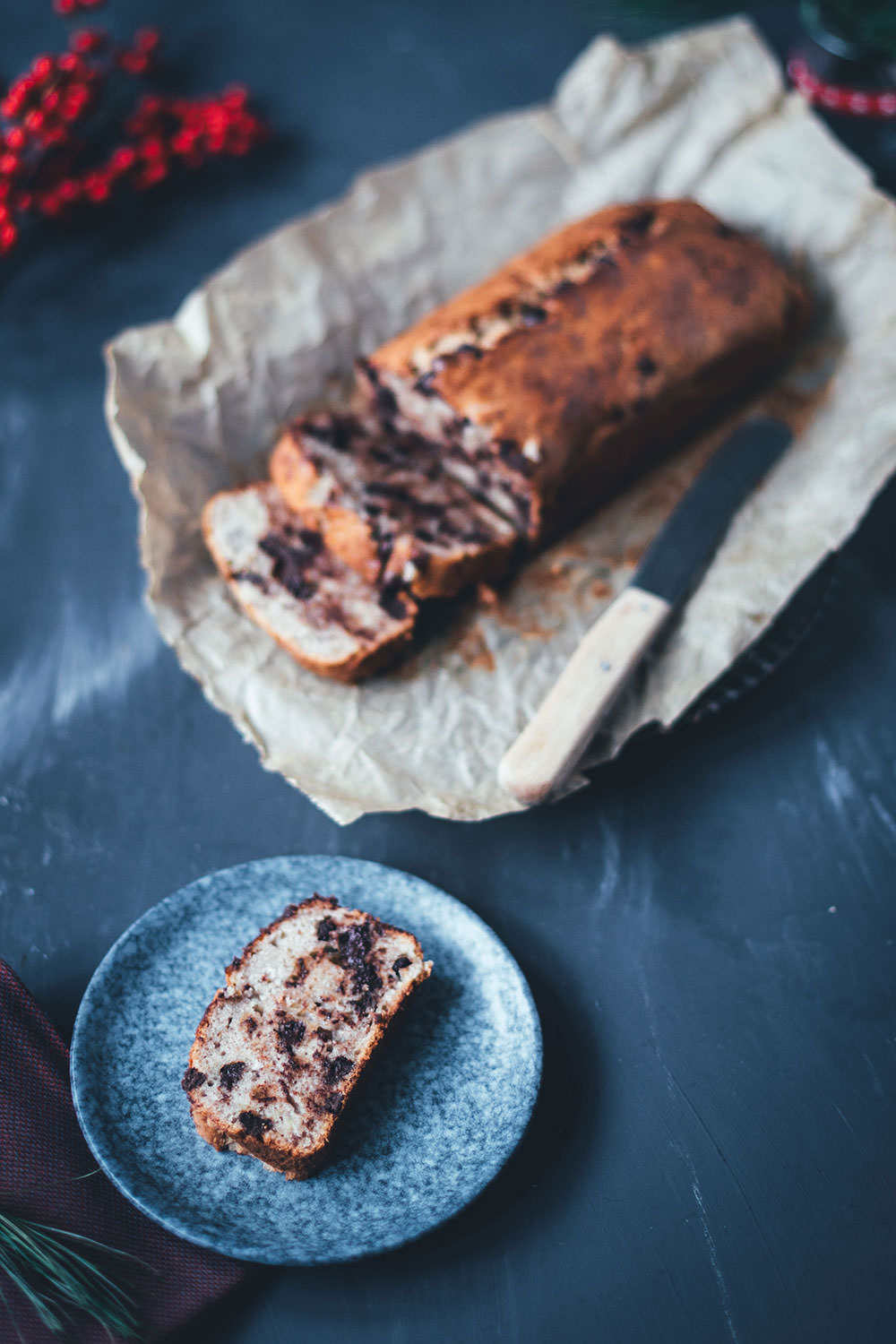 Chocolate Chip Bananenbrot | Rezept für Banana Bread | moeyskitchen.com #bananenbrot #bananabread #chocolatechip #bananen #kuchen #resteverwertung #foodblogger #rezepte
