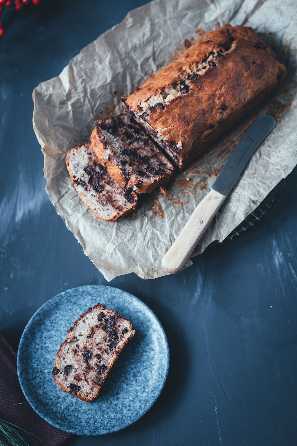 Chocolate Chip Bananenbrot | Rezept für Banana Bread | moeyskitchen.com #bananenbrot #bananabread #chocolatechip #bananen #kuchen #resteverwertung #foodblogger #rezepte