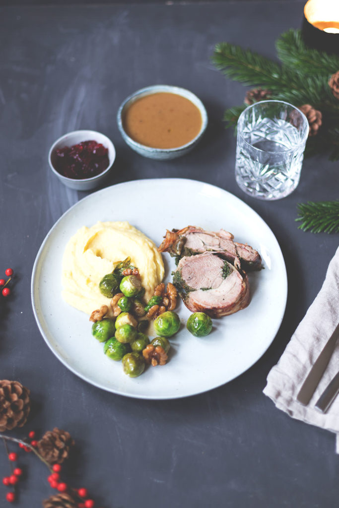 Weihnachtsmenü 2017 | Hauptgang | Truthahn-Rollbraten mit Gravy und ...