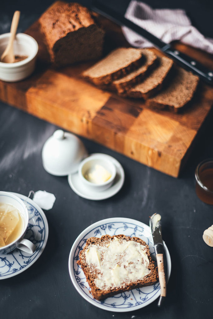 Rezept für Honigkuchen | saftiges Brot zum Frühstück oder am Nachmittag | moeyskitchen.com #honigkuchen #brot #frühstück #gebäck #foodblogger #rezepte