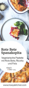 Rezept für Rote Bete Spanakopita (Filoteig-Pastete mit Rote Bete, Ricotta und Feta) | Saisonal schmeckt's besser! Der Foodblogger-Saisonkalender | moeyskitchen.com