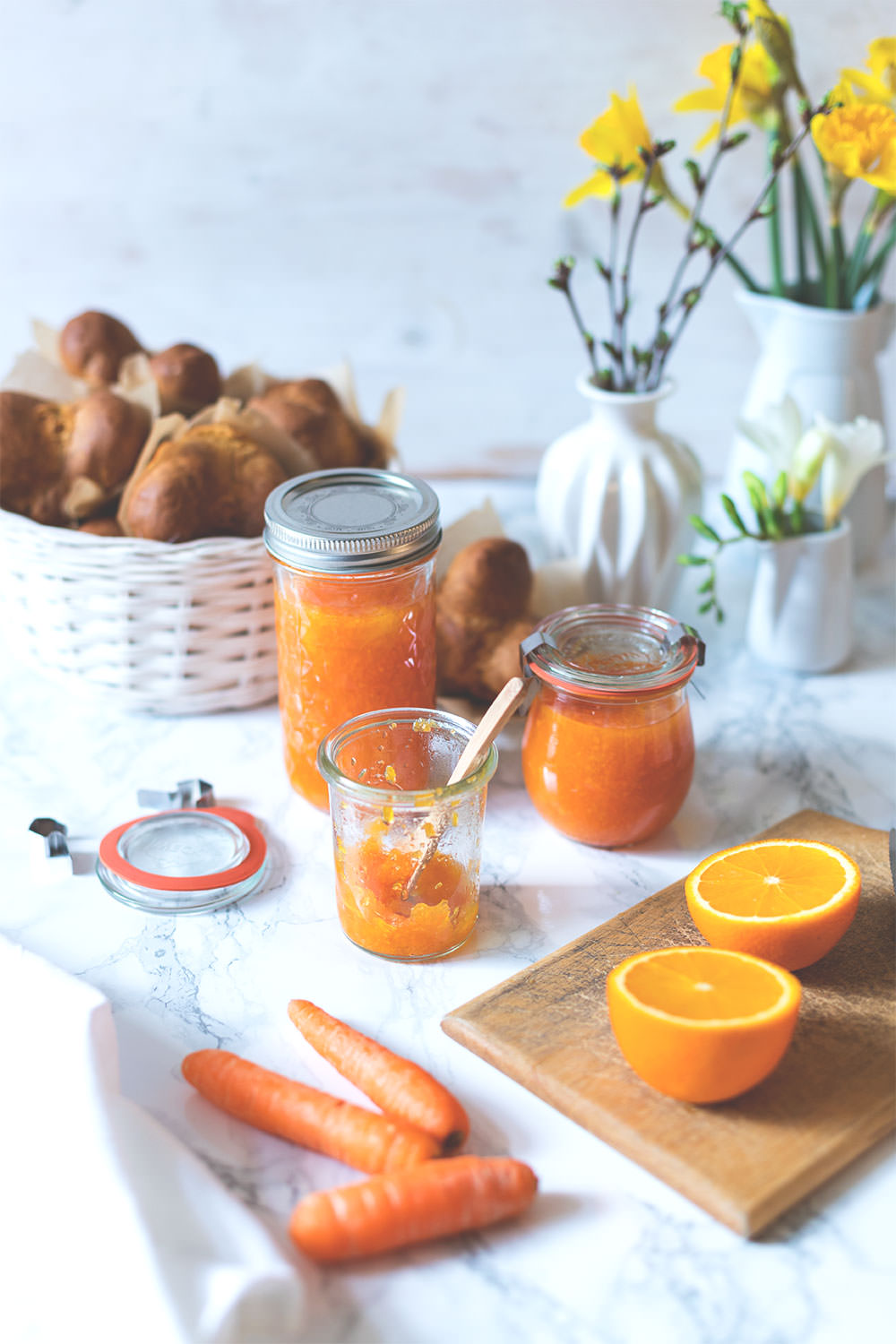 Foodblogger-Osterbrunch | Aufstriche | Rezept für leckere Möhren-Orangen-Konfitüre | moeyskitchen.com