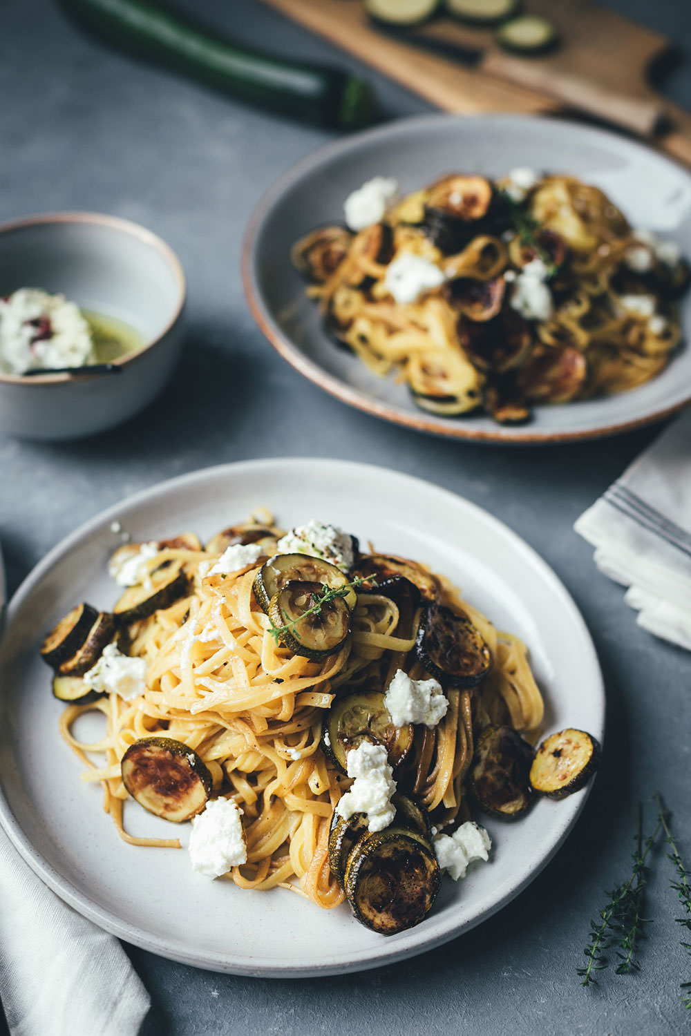 Rezept für Pasta und Ofen-Zucchini mit Aceto Balsamico di Modena g.g.A. (Werbung) | moeyskitchen.com #pasta #nudeln #spaghetti #fettuccine #balsamico #acetobalsamico #acetobalsamicodimodena #zucchini #courgette #sommer  #foodblogger #rezepte