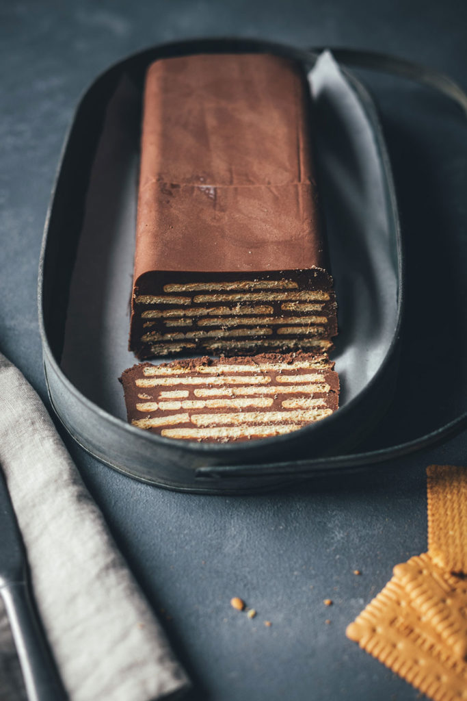 Kalter Hund klassischer SchokoKekskuchen moey�s kitchen foodblog