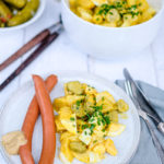 Rezept für Kartoffelsalat mit Senf-Dressing und Würstchen von was eigenes