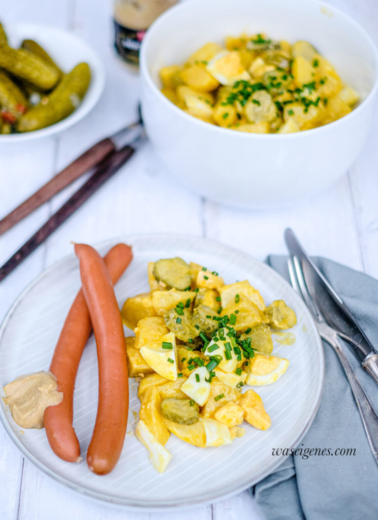 Kartoffelsalat mit Würstchen - moey&amp;#39;s kitchen foodblog