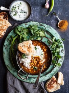 Bei Simone von S-Küche gibt es Chana Maghani – original indisches Kichererbsen Curry.