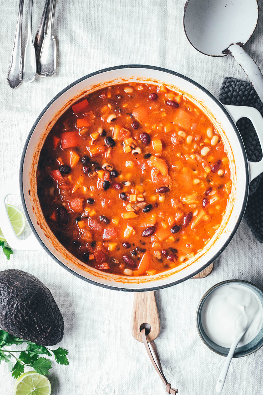 Vegetarisches Bohnen-Chili – Chili sin carne - moey&amp;#39;s kitchen foodblog