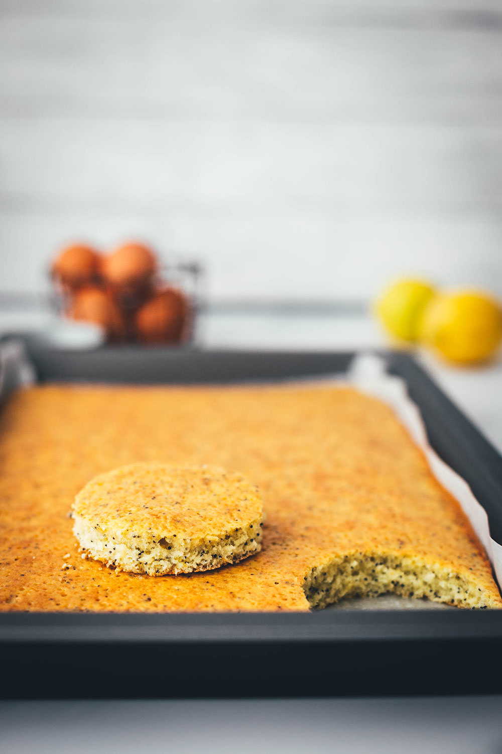Entzückende Zitronen-Mohn-Törtchen mit weißer Schokoladen-Ganache – als kleine Torte im Einmachglas geschichtet und damit perfekt zum Mitnehmen und Verschenken! Saftiger Rührkuchen wird auf dem Blech gebacken, ausgestochen und abwechselnd mit einer leckeren Schoko-Ganache ins Glas drapiert. Gut verschlossen halten die kleinen Törtchen ein paar Tage im Kühlschrank. Auch perfekt für das Picknick draußen oder einen Spaziergang, zum Beispiel als Geburtstagstorte für eine Person oder einen anderen schönen Anlass. Es gibt immer einen Grund zu feiern! | moeyskitchen.com