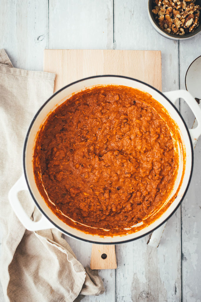 Vegetarische Bolognese Sauce mit Linsen und Walnüssen - moey&amp;#39;s kitchen ...