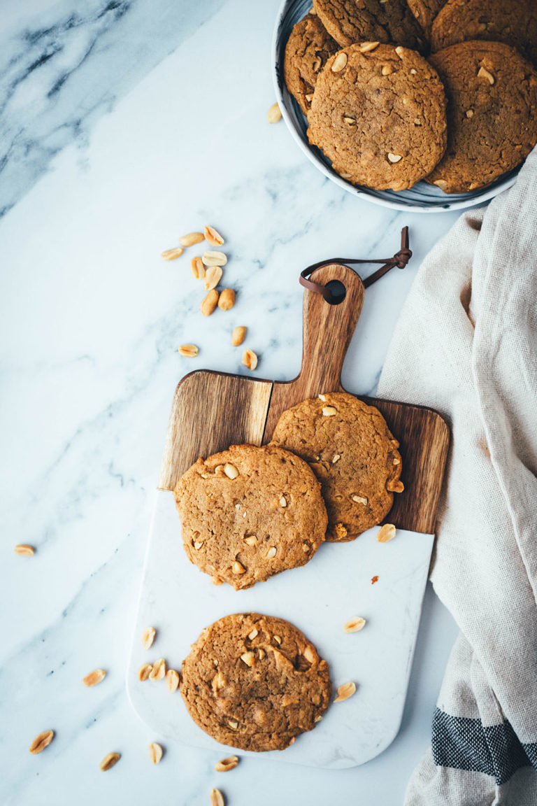 Weiche Erdnussbutter Kekse – Chewy Peanut Butter Cookies - moey&amp;#39;s ...
