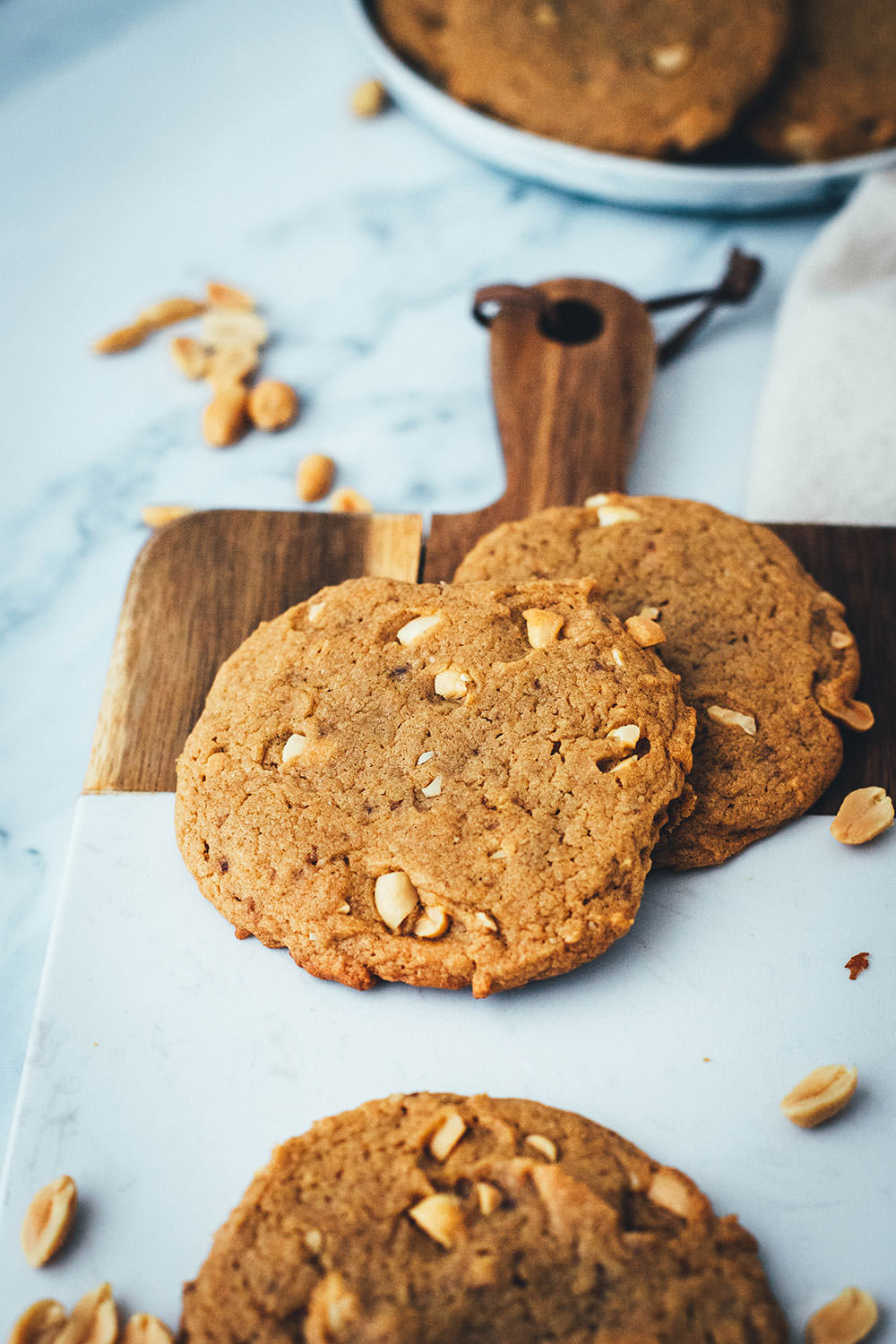 Weiche Erdnussbutter Kekse – Chewy Peanut Butter Cookies - moey&amp;#39;s ...