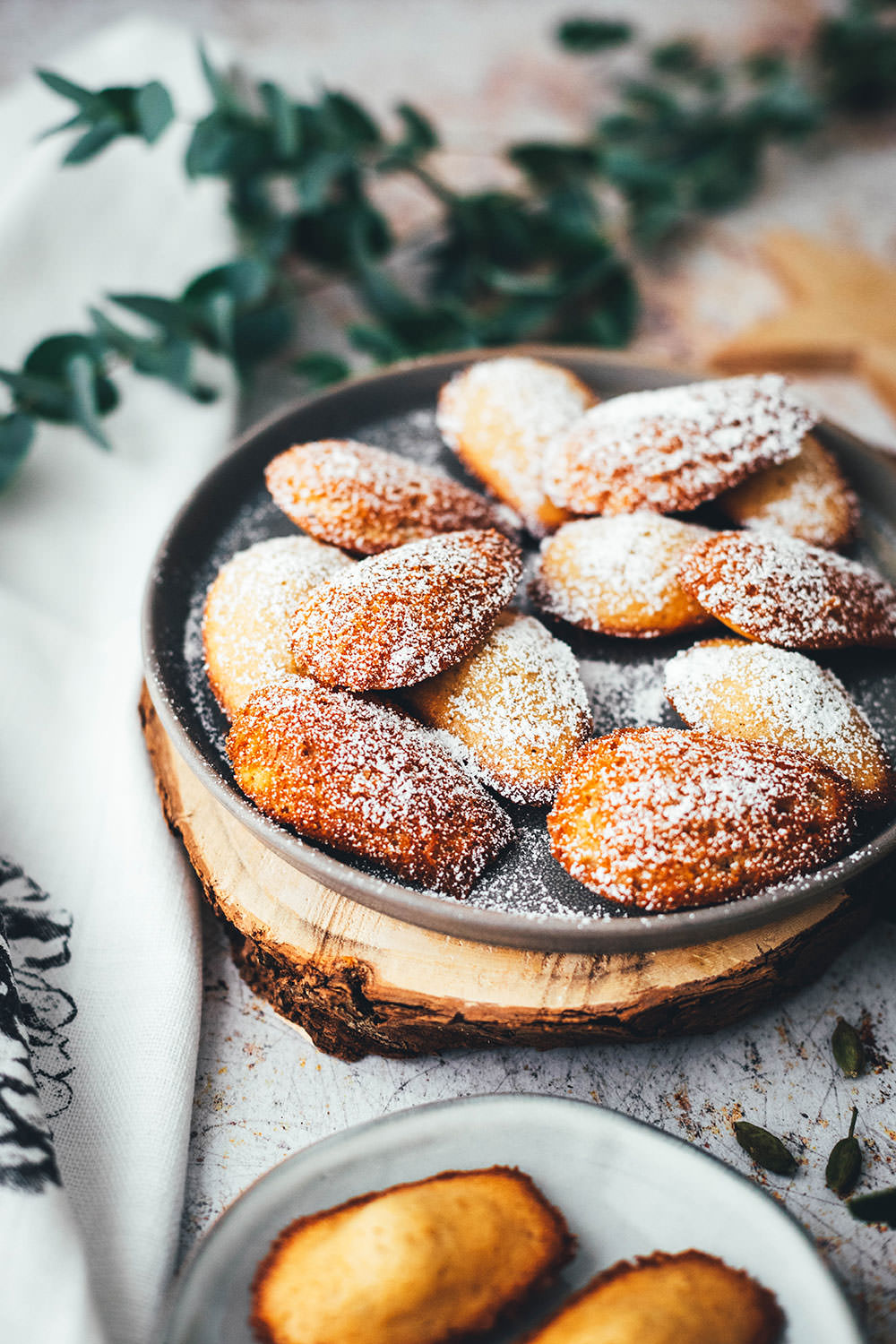 Weihnachtliche Lebkuchen-Madeleines mit Honig | moeyskitchen.com