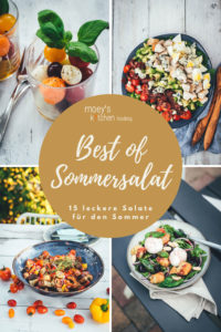 Best of Sommersalat enthält eine Sammlung von 15 leckeren Rezepte für wunderbare Salate. Ob mit Spargel, Tomaten, Auberginen oder Kirschen, ob vegetarisch oder mit Fleisch - hier kommt jeder auf seine Kosten! | moeyskitchen.com