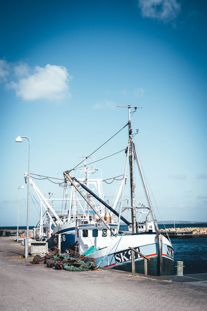 Am Glyngøre Havn (Hafen von Glyngøre) am Limfjord in Dänemark. | moeyskitchen.com