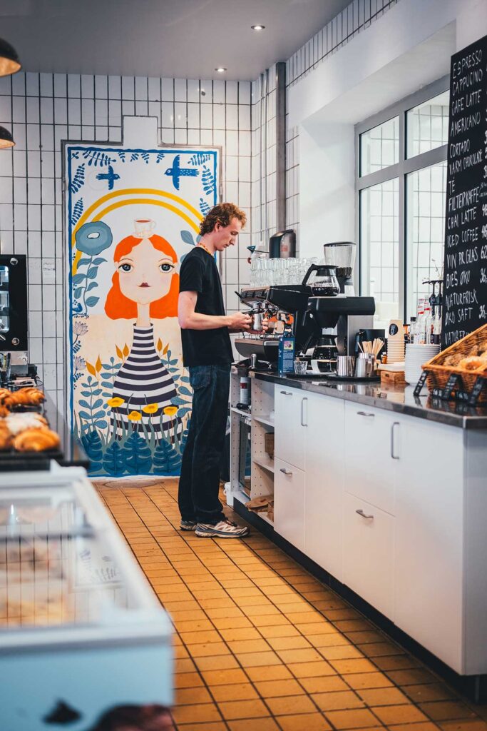 Leckerer Kaffee in der Banks Mikrobageri in Holestebro | moeyskitchen.com