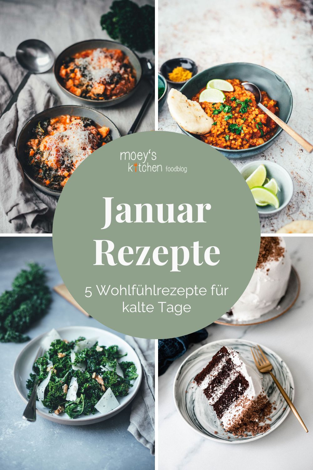 Collage meiner besten Januar-Rezepte für 2026